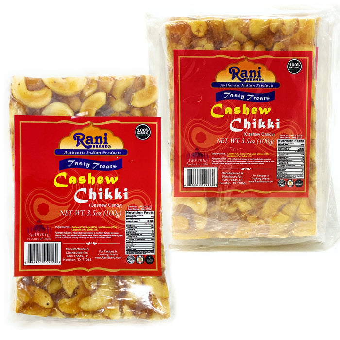 Rani Cashew Chikki (Indian Brittle Treat) {4 Available Packs}