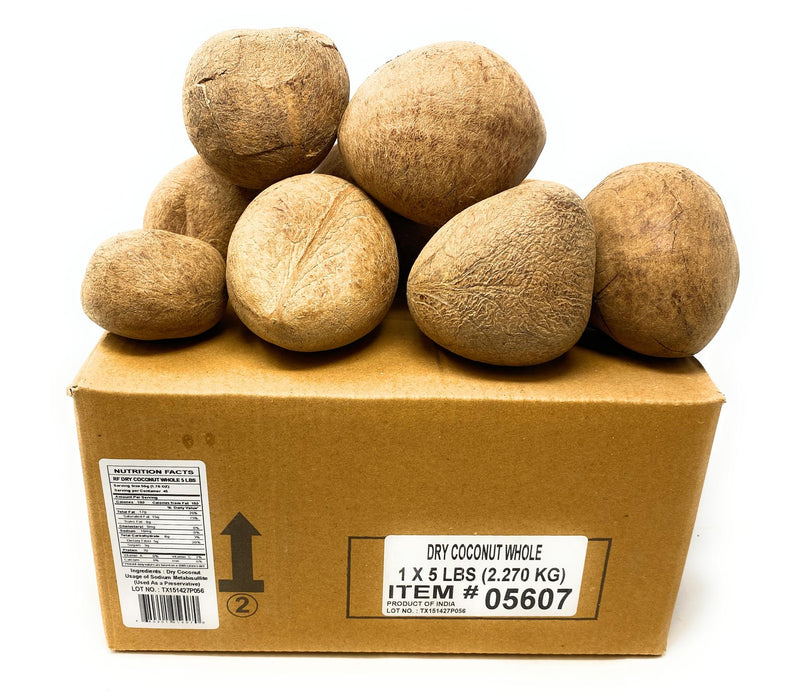 Rani Coconut (Copra) Whole 5 Pound (5lbs / 80 Ounce) Bulk ~Raw (uncooked, unsweetened) ~ All Natural | Vegan | Gluten Friendly