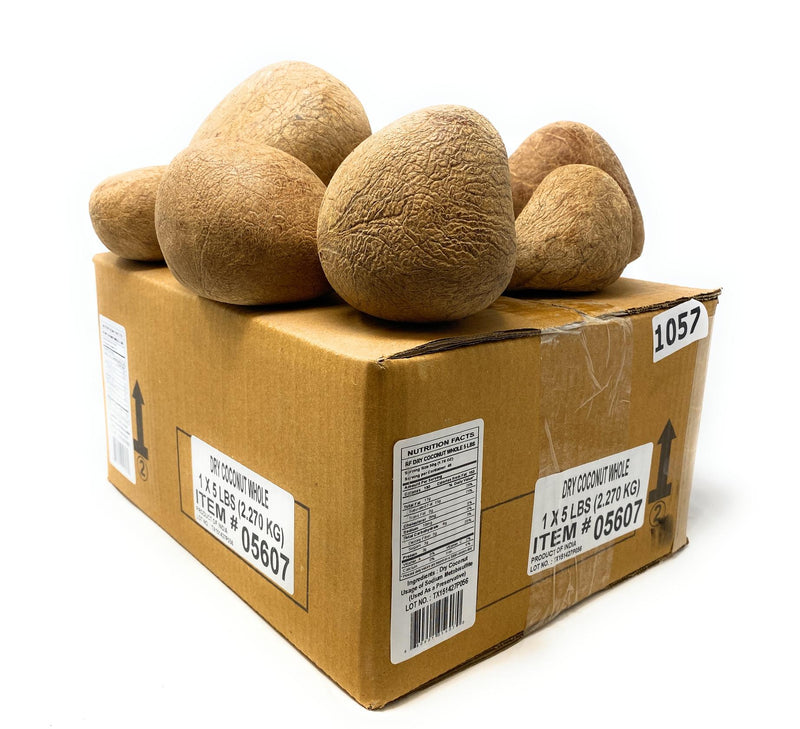 Rani Coconut (Copra) Whole 5 Pound (5lbs / 80 Ounce) Bulk ~Raw (uncooked, unsweetened) ~ All Natural | Vegan | Gluten Friendly