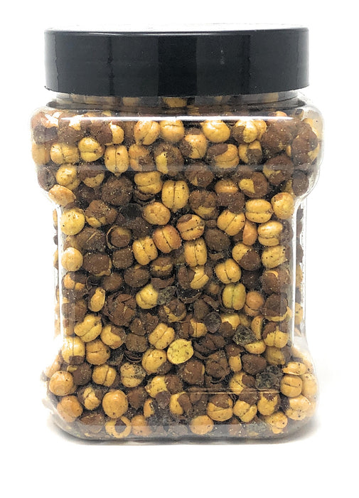 Rani Roasted Chana (Chickpeas) Black Pepper Flavor 14oz (400g) PET Jar ~ All Natural | Vegan | No Preservatives | Gluten Friendly | Indian Origin | Great Snack, Ready to Eat | Seasoned with 5 Spices