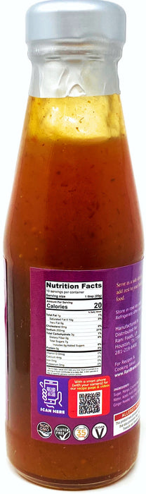 Rani Chilli Mango Sauce (Sweet & Spicy Dipping Sauce) 7oz (200g) Glass Jar, Ready to eat, Vegan ~ Gluten Free | NON-GMO | Indian Origin