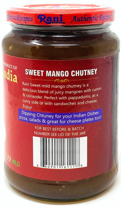 Rani Sweet Mango Chutney (Indian Preserve) 36oz (2.2lbs) 1kg Value Pack, Glass Jar, Ready to eat, Vegan ~ Gluten Free, All Natural, NON-GMO