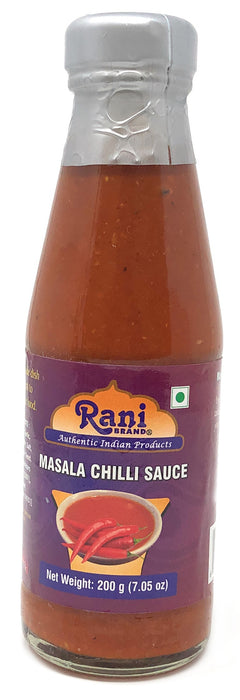 Rani Masala (Indian Spice) Chilli Sauce 7oz (200g) Glass Jar, Vegan, Perfect for dipping, Savory Dishes & french fries! ~ Gluten Free | NON-GMO | No Colors | Indian Origin