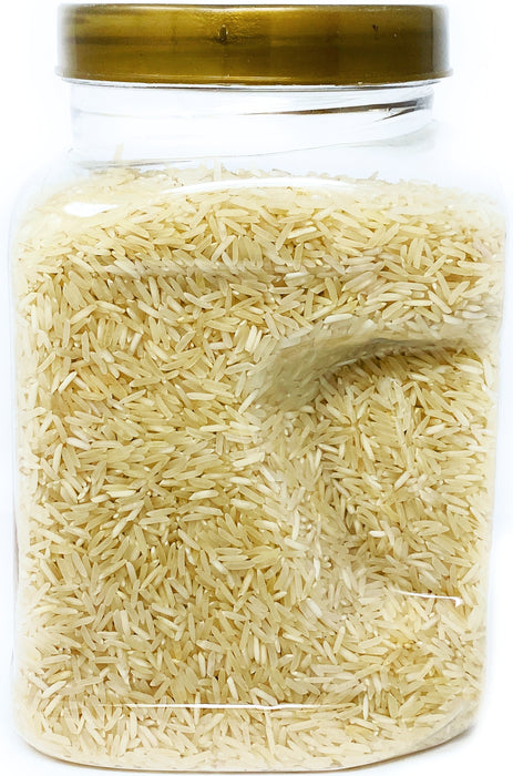 Rani Platinum White Basmati Rice Extra Long Aged, 48oz (3lbs) 1.36kg PET Jar ~ All Natural | Vegan | Gluten Friendly | Indian Origin