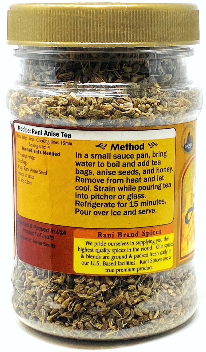 Rani Anise Seeds 3oz (85g) PET Jar ~ All Natural | Gluten Friendly | NON-GMO | Vegan | Indian Origin