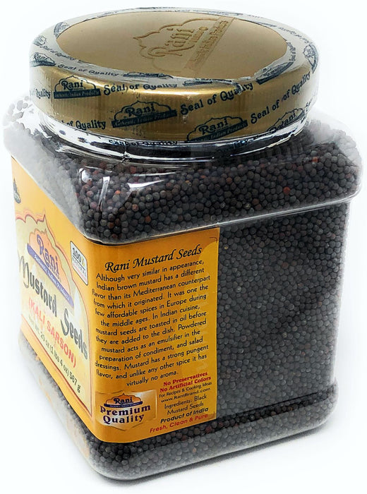 Rani Black Mustard Seeds Whole {10 Sizes Available}