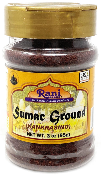 Rani Sumac (Sumak) Spice Ground Powder 3oz (85g) PET Jar ~ All Natural, Salt-Free | Vegan | No Colors | Gluten Friendly | NON-GMO