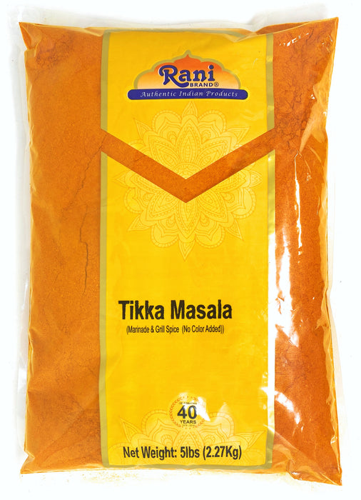 Rani Tikka Masala Indian 7-Spice Blend 80oz (5lbs) 2.27kg Bulk ~ All Natural | Salt-Free | Vegan | No Colors | Gluten Friendly | NON-GMO