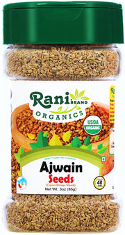 Rani Organic Ajwain Seeds (Carom Bishops Weed) 3oz