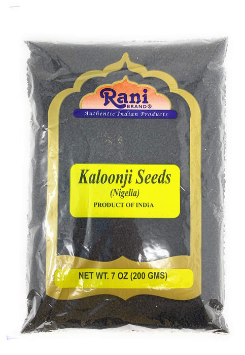 Rani Kalonji (Black Seed, Nigella Sativa, Black Cumin) Seeds 7oz (200g) All Natural ~ Gluten Friendly | NON-GMO | Vegan | Indian Origin