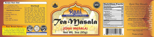 Natural Rani Tea (Chai) Masala & Loose Tea Leaves 