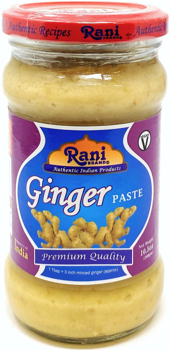 Rani Ginger Cooking Paste 10.5oz (300g) Glass Jar ~ Vegan | Gluten Free | NON-GMO | No Colors | Indian Origin