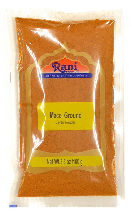 Rani Mace Ground (Javathri) Powder, Spice 3.5oz (100g) ~ All Natural | Vegan | Gluten Friendly | NON-GMO | Indian Origin