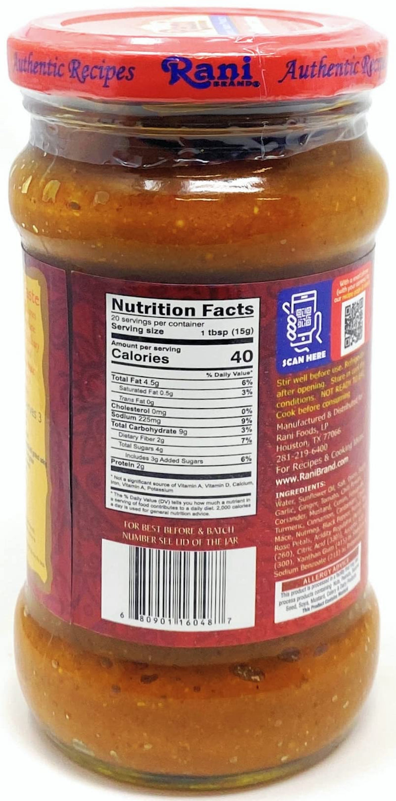 Rani Kashmiri Masala Curry Paste 10.5oz (300g) Glass Jar ~ All Natural | NON-GMO | Vegan | Gluten Free | Indian Origin, Cooking Spice Paste