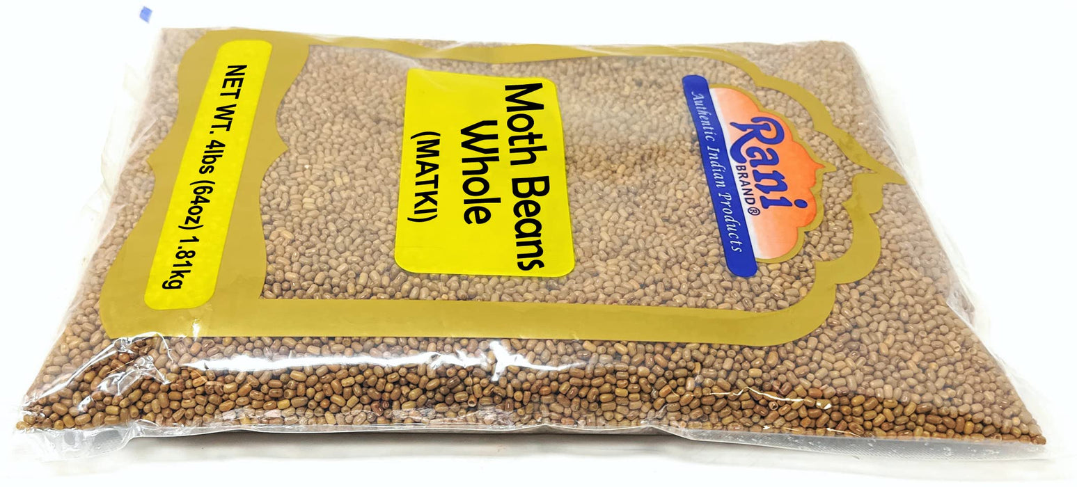 Rani Moth Beans Whole 64oz (4lbs) 1.81kg Bulk ~ All Natural | Gluten Friendly | Non-GMO | Vegan | Indian Origin