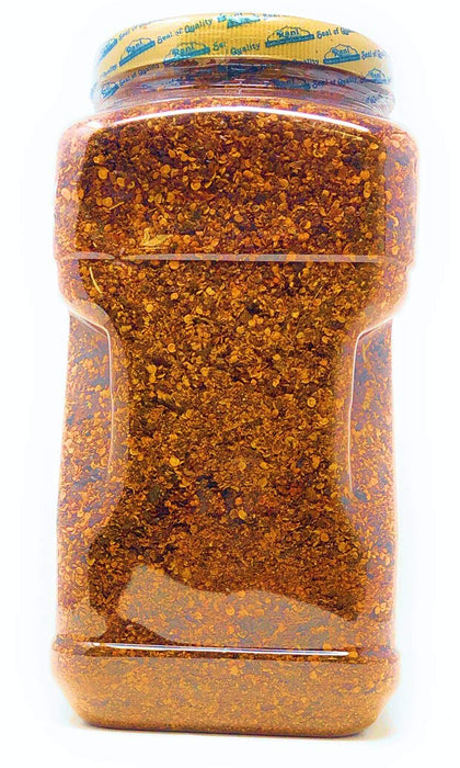 Rani Crushed Chilli (Pizza Type Cut) Indian Spice 5lbs (80oz) 2.27kg Bulk PET Jar ~ All Natural, No Color added, Gluten Friendly | Vegan | NON-GMO