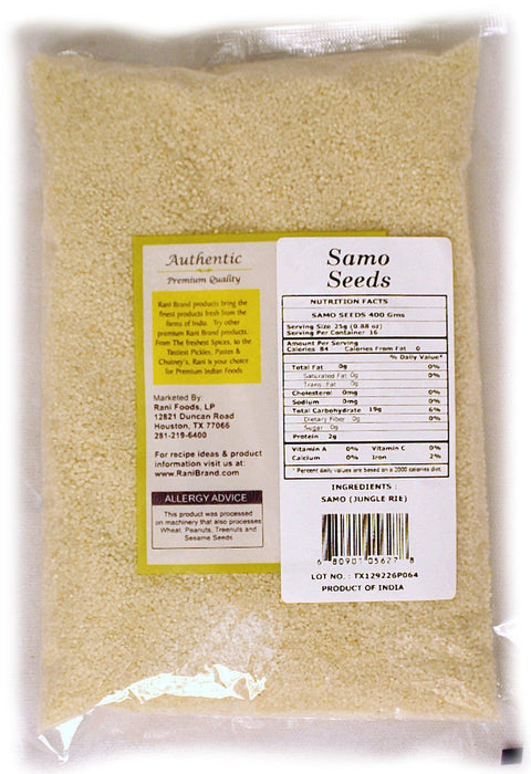 Samo In English Rani Samo Seeds Whole (Japanese barnyard millet / Jungle Rice/Moriyo ...