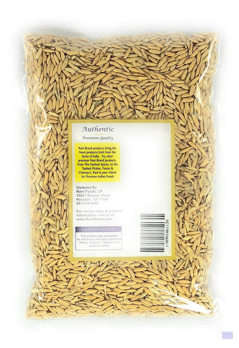 Rani Paddy Rice (Raw Unfinished Rice) 7oz (200g) ~ All Natural | Vegan | Gluten Friendly | NON-GMO | Indian Origin