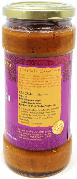 Best Great Quality Rani Chili Chicken Vegan Simmer Sauce