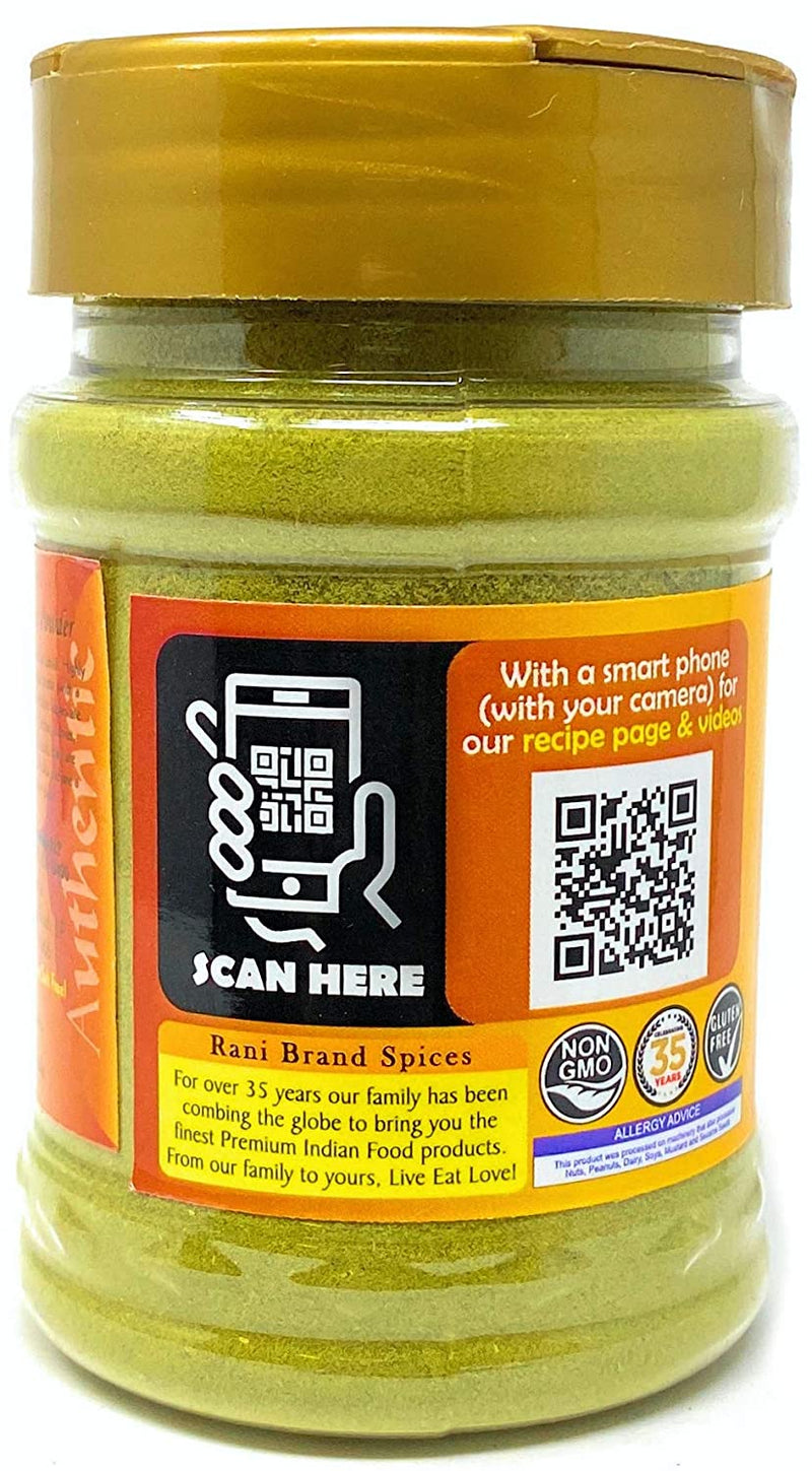 Rani Curry Leaves Powder (Kari Neem Patha) Indian Spice 2.4oz (70g) ~ All Natural | Vegan | Gluten Friendly | NON-GMO | Indian Origin