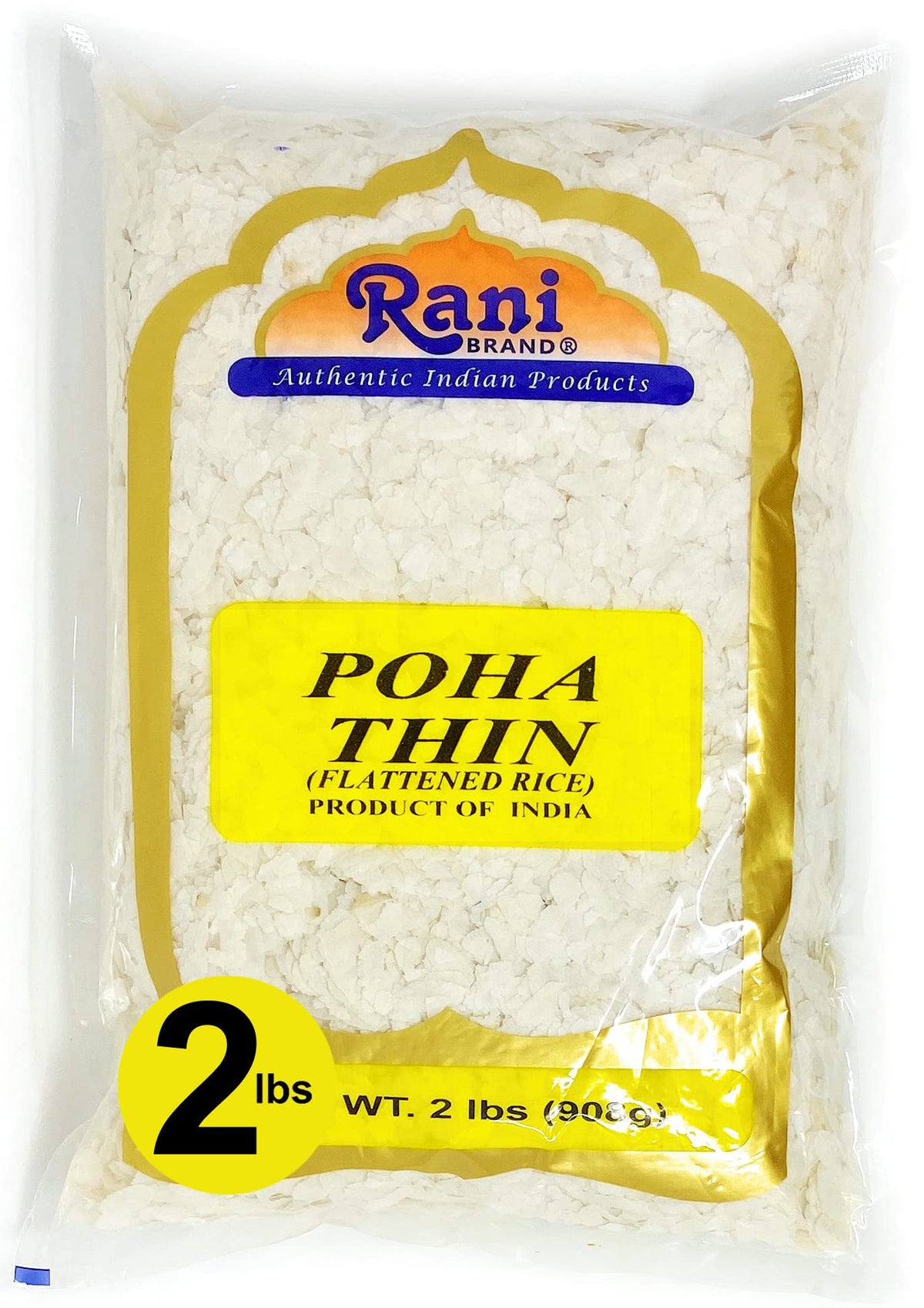 Rani Poha (Powa) Thin Cut (Flattened Rice) 32oz (2lbs) 908g Bulk ~ All ...