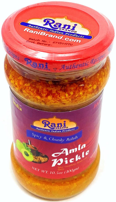 10.5oz Rani Amla Pickle (Spicy Gooseberry Relish with Spices)