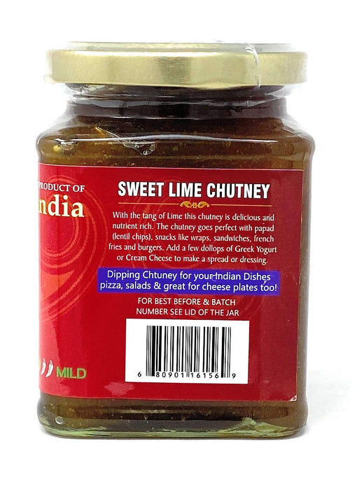 Rani Sweet Lime Mango Chutney (Indian Preserve) 10.5oz (300g) Glass Jar, Ready to eat, Vegan ~ Gluten Free Ingredients, All Natural, NON-GMO