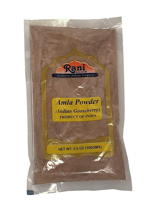 Rani Amla (Indian Gooseberry) Powder 3.5oz (100g) ~ All Natural | Gluten Friendly | Vegan | NON-GMO | No Salt or fillers | Indian Origin