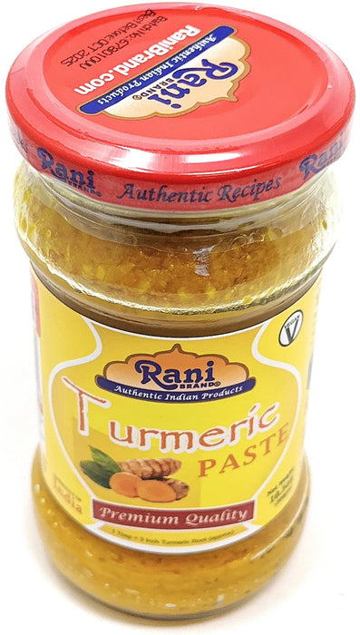 Rani Turmeric (Haldi) Paste 10.5oz (300g) Glass Jar ~ All Natural | Vegan | Gluten Free | NON-GMO | No Colors | Indian Origin