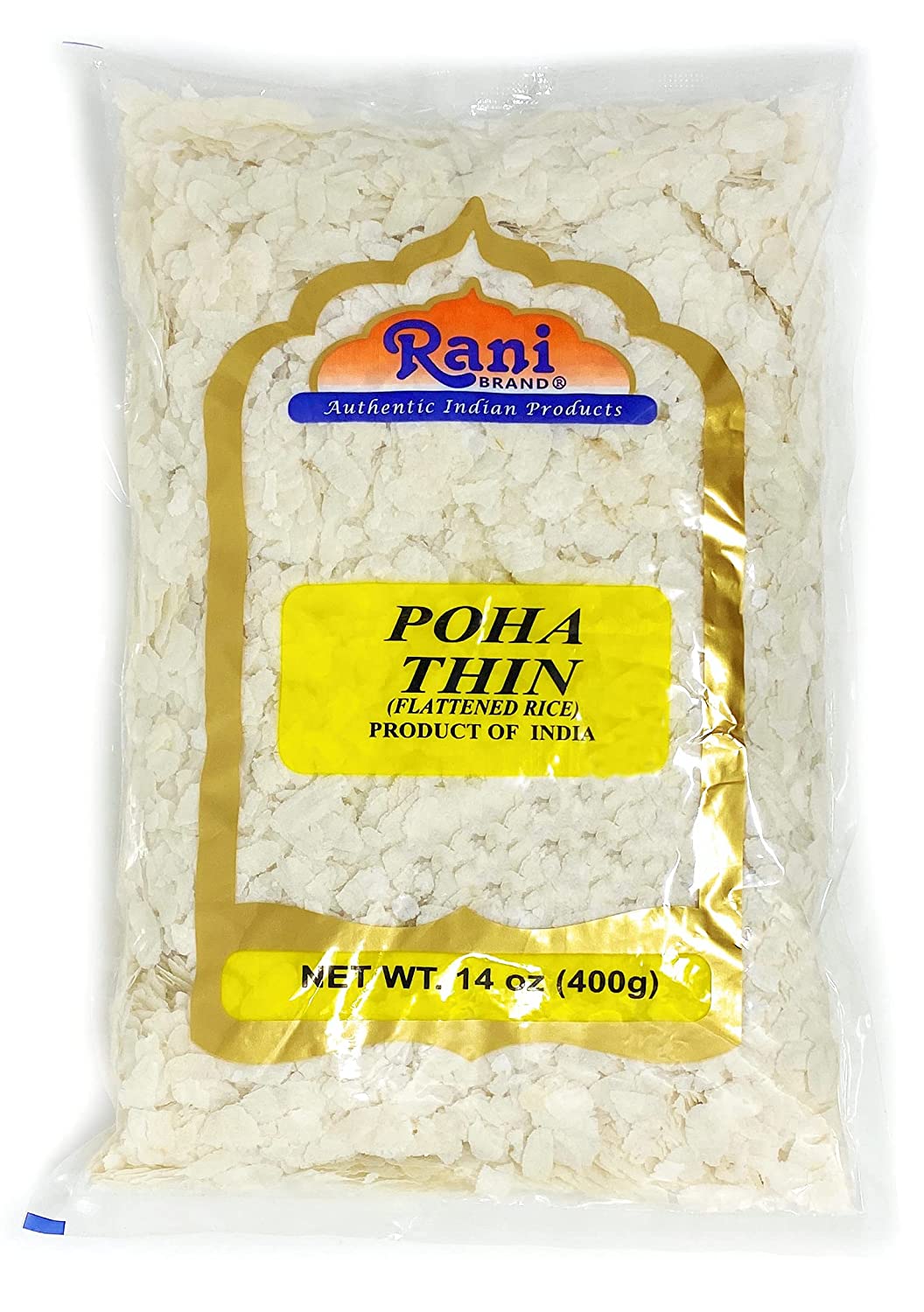 Rani Poha (Powa) Thin Cut (Flattened Rice) 14oz (400g) ~ All Natural ...
