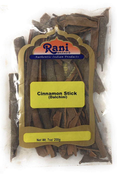 Rani Desi (Dalchini) Flat Cinnamon 7oz (200g) ~ All Natural | Vegan | Gluten Friendly | NON-GMO | Indian Origin