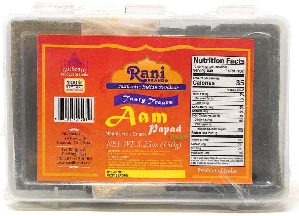 Rani Aam Pappad (Mango Fruit Snack) {3 Sizes Available}
