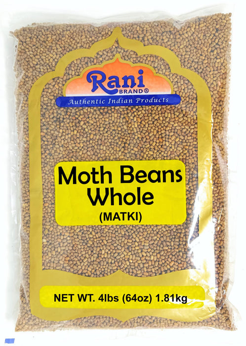 Rani Moth Beans Whole 64oz (4lbs) 1.81kg Bulk ~ All Natural | Gluten Friendly | Non-GMO | Vegan | Indian Origin