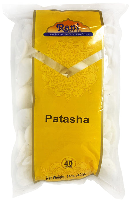 Rani Patasha (Indian Sugar Drop Candy) 14oz (400g) ~ All Natural, No Preservatives | Vegan | Gluten Friendly | NON-GMO | Indian Origin
