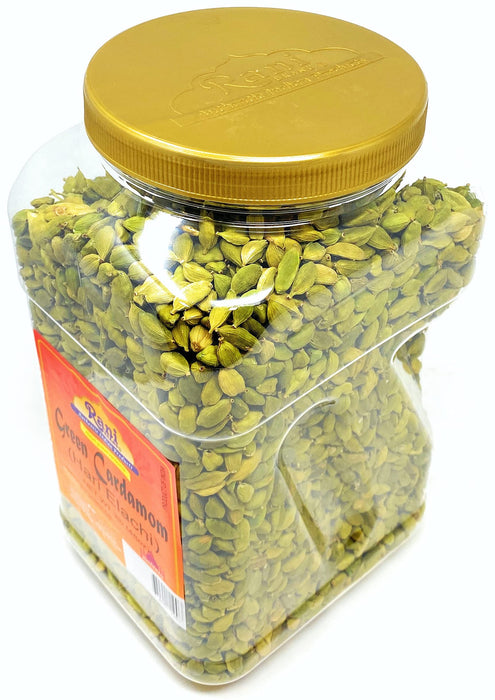Rani Green Cardamom Pods Spice (Hari Elachi) 48oz (3lbs) 1.36kg PET Jar ~ All Natural | Vegan | Gluten Friendly | NON-GMO | Kosher | Product of India