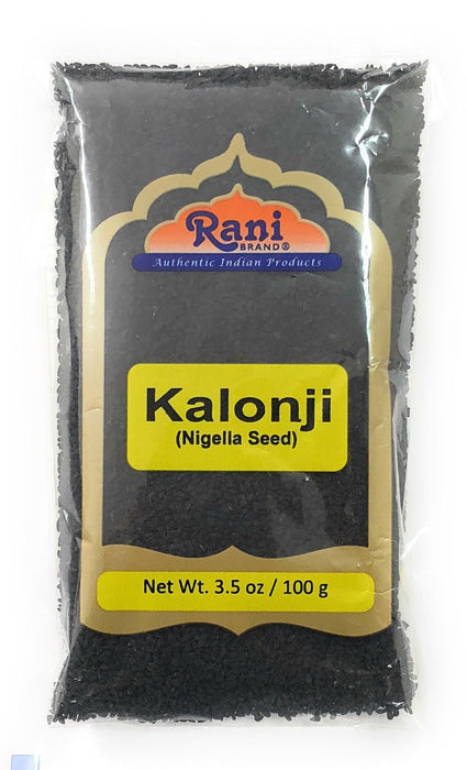 Rani Kalonji (Black Seed, Nigella Sativa, Black Cumin) Seeds 3.5oz (100g) All Natural ~ Gluten Friendly | NON-GMO | Vegan | Indian Origin