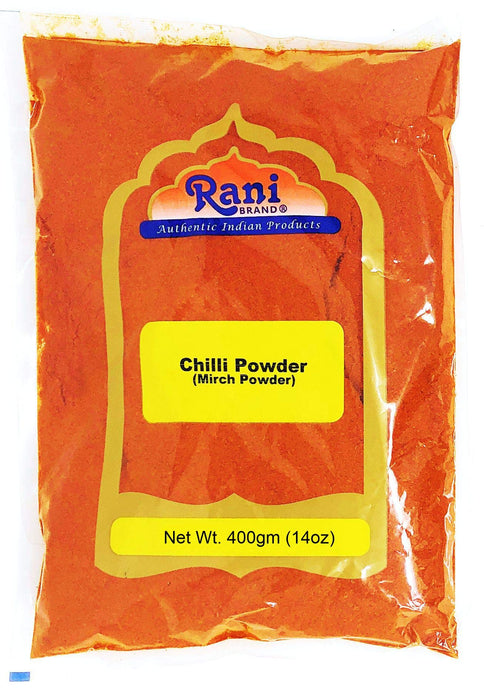 Rani Chilli Powder (Mirchi) Ground Indian Spice 14oz (400g) ~ All Natural, Salt-Free | Vegan | No Colors | Gluten Friendly | NON-GMO | Indian Origin