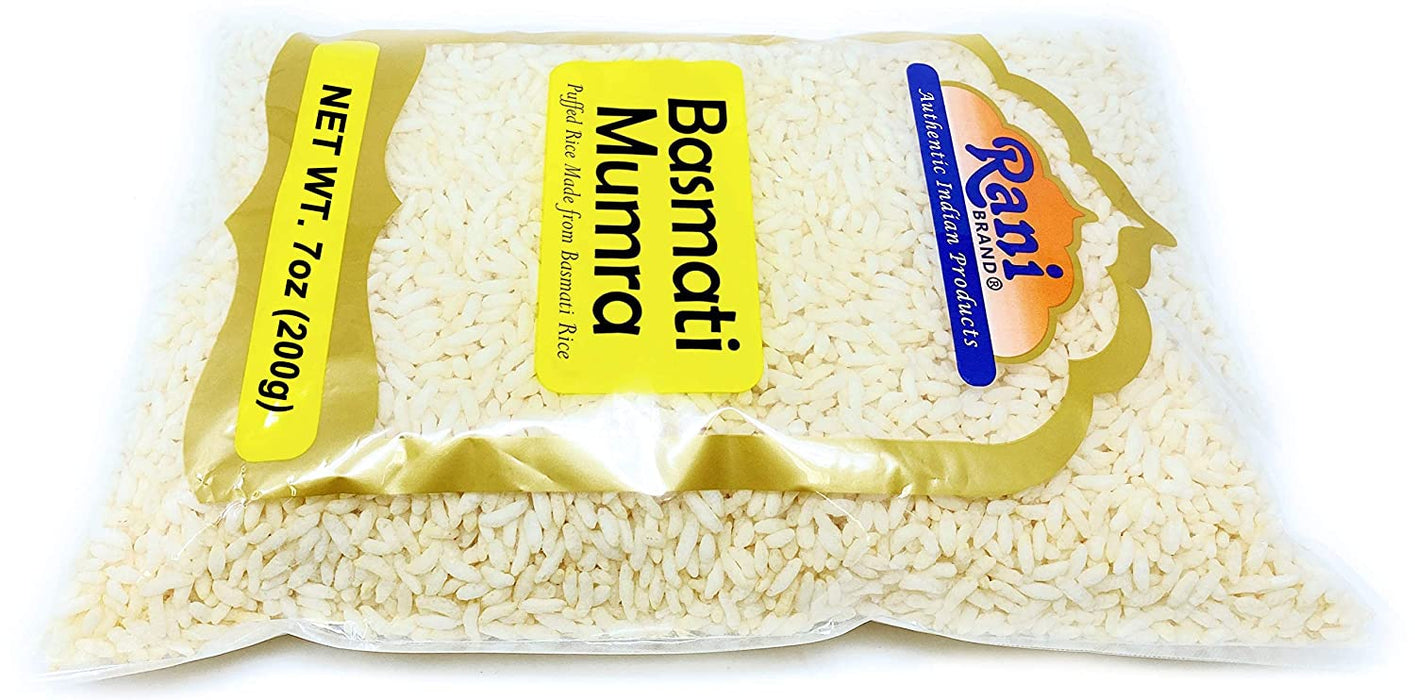 Rani Basmati Mamra (Puffed Rice) 7oz (200g) ~ All Natural, Indian Origin | No Color | Gluten Friendly | Vegan | NON-GMO | No Salt or fillers