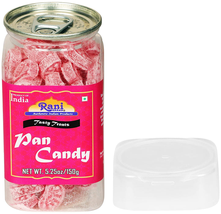 Rani Pan Candy 5.25oz (150g) Vacuum Sealed, Easy Open Top, Resealable Container ~ Indian Tasty Treats | Vegan | Gluten Friendly | NON-GMO | Indian Origin