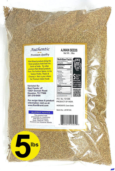 Rani Ajwain Seeds (Carom Bishops Weed) Spice Whole {7 Sizes Available}