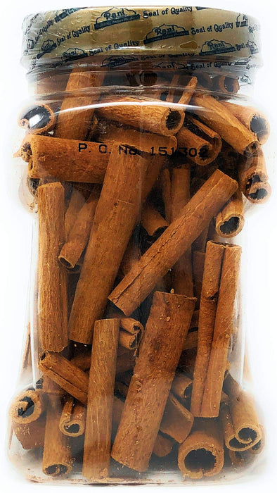Rani Cinnamon Sticks 14oz (400g) ~ 44-52 Sticks Inches in Length Cassia Round, PET Jar ~ All Natural | Vegan | No Colors | Gluten Friendly | NON-GMO