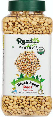 Rani Organic Black Eyed Peas (Dried Lobia) 32oz