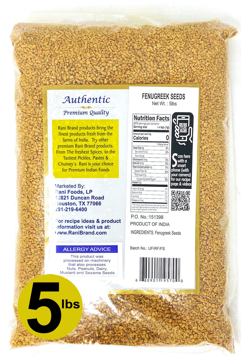 Rani Fenugreek (Methi) Seeds {11 Sizes Available}