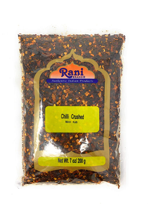 Rani Crushed Chilli (Pizza Type Cut) Indian Spice 200g (7oz) ~ All Natural, No Color added, Gluten Friendly  | Vegan | NON-GMO | No Salt or fillers