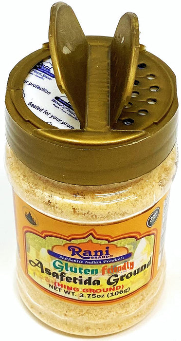 Rani Asafetida (Hing) Ground 3.75oz (106g) Gluten Friendly ~ All Natural | Salt Free | Vegan | Non-GMO| Best for Onion Garlic Substitute